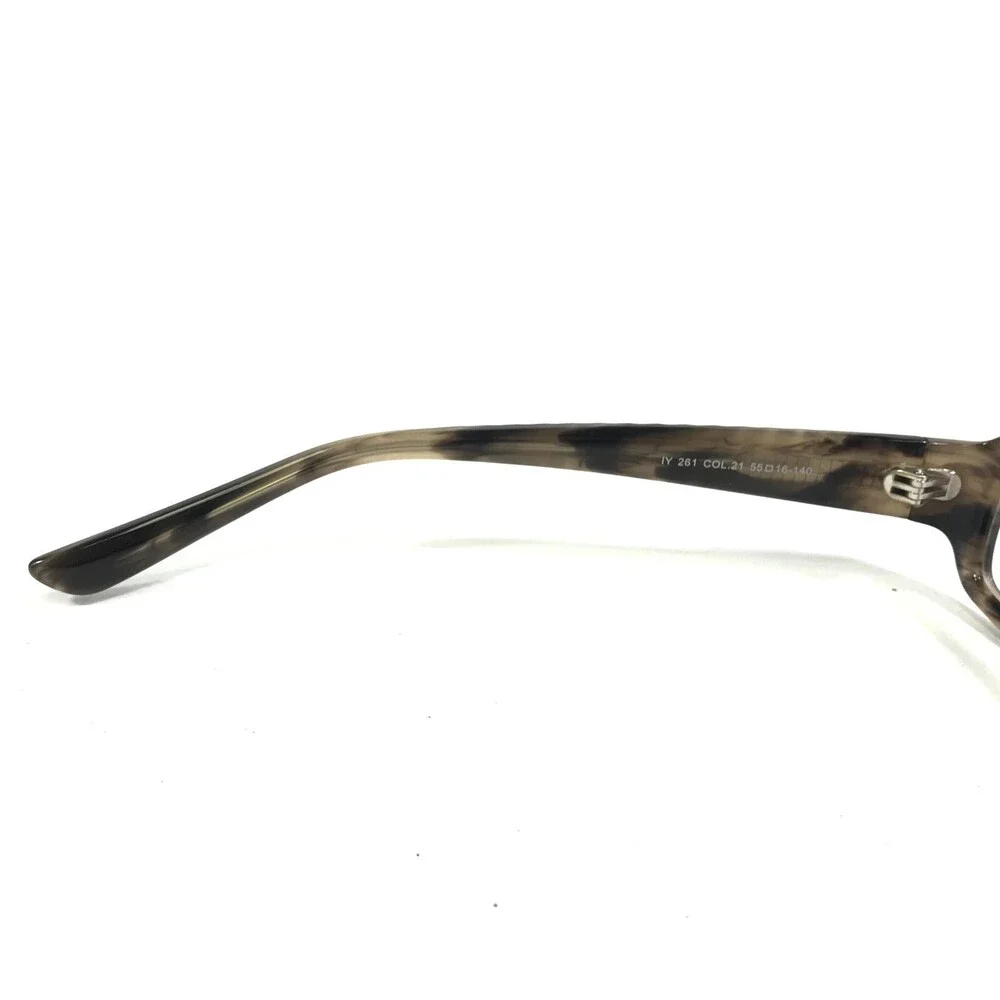 Iyoko-Inyake Eyeglasses Frames IY261 COL.21 Brown Rectangular Full Rim 55-16-140